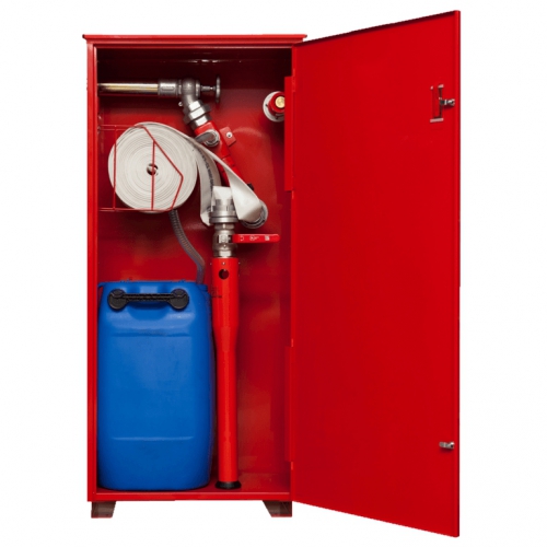 Hydrantový box s penovou výbavou - model 1