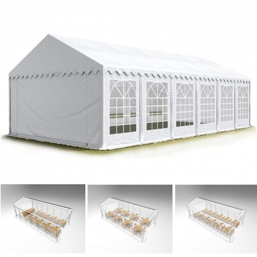 Stan s kovovou konštrukciou PS PVC 4x10 m