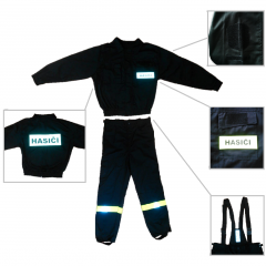 Pracovná uniforma BLACK 65% PES / 35% bavlna