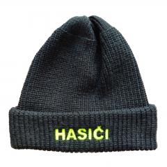Čiapka zimušná s nápisom HASIČI