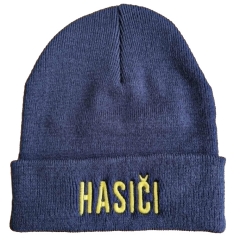 Čiapka zimušná s nápisom HASIČI